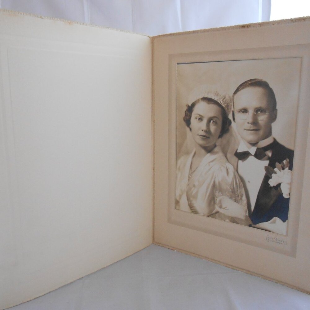 Vintage Wedding Photograph, Gene Garrett Studios, Minneapolis, Couples, Photos